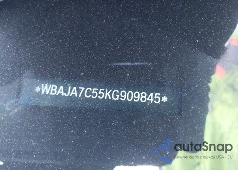 2019 BMW 530I xDrive z USA, uszkodzony, nr VIN WBAJA7C55KG909845